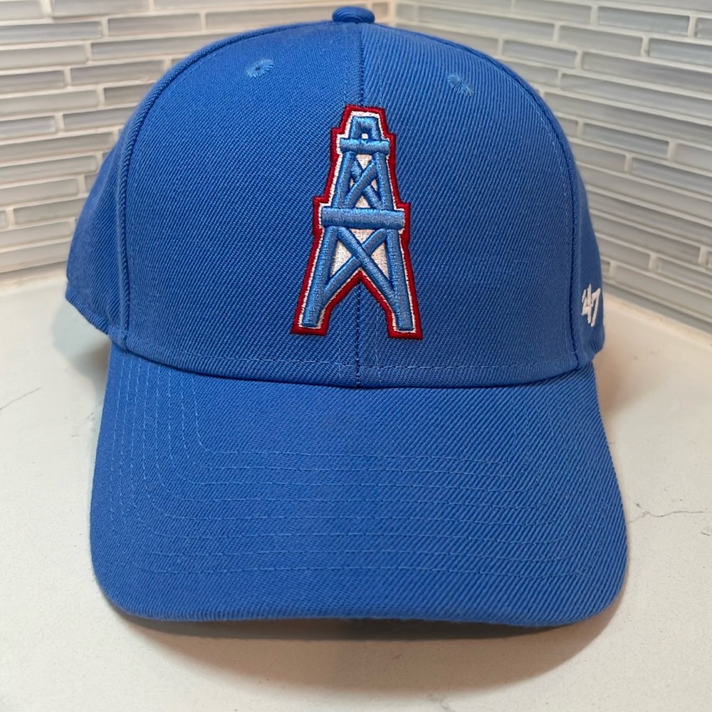 Brand New Throwback Houston Oilers Fitted Snapback